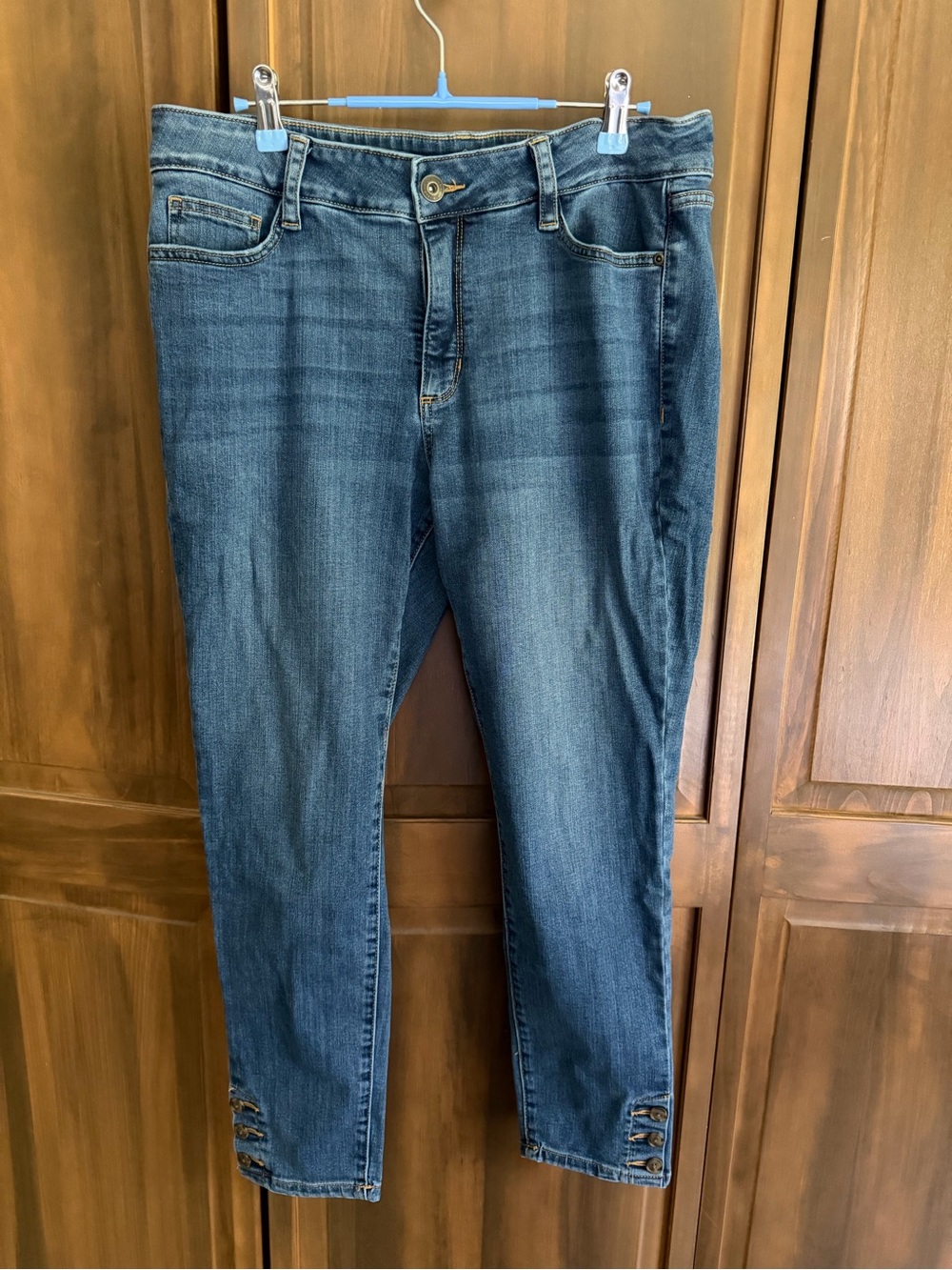 St. John's Bay Blue Skinny Leg Jeans